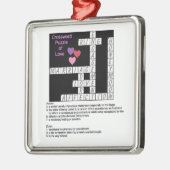 Crossword Puzzle of Love Ornament (Links)