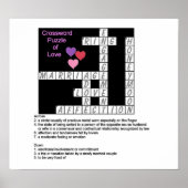 Crossword Puzzle of Love Poster (Voorkant)