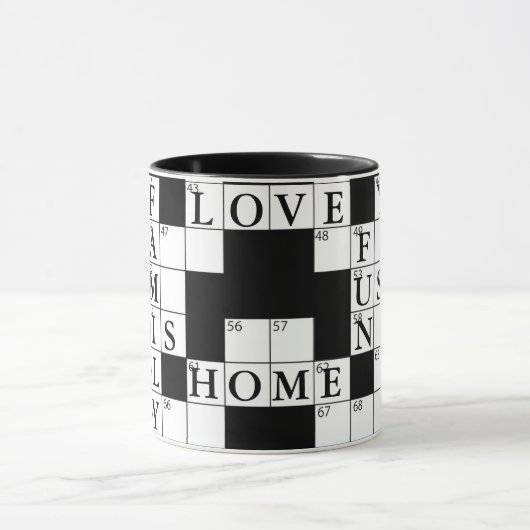 Crossword Puzzle over gezinswoning Mok (Midden)