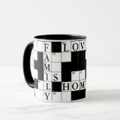 Crossword Puzzle over gezinswoning Mok (Voorkant links)