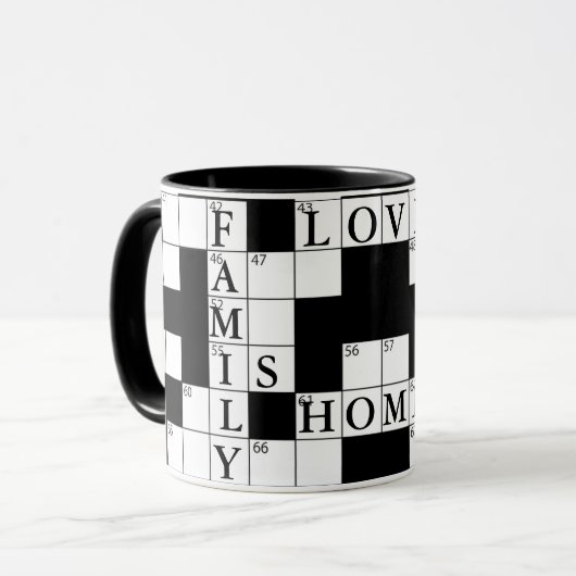 Crossword Puzzle over gezinswoning Mok (Voorkant links)