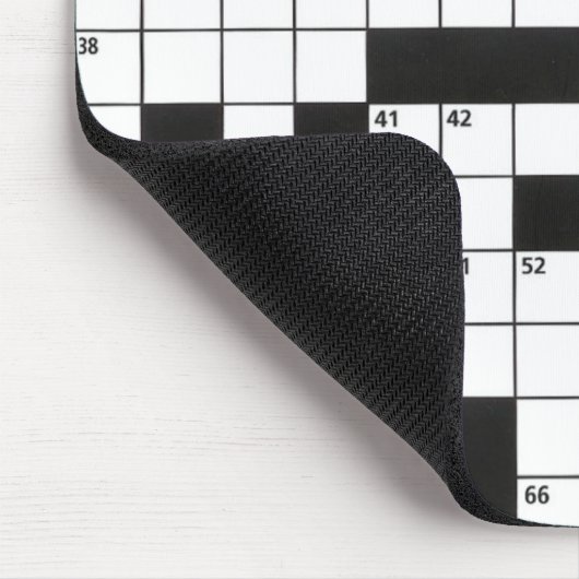 Crossword Puzzle-patroon Muismat (Hoek)