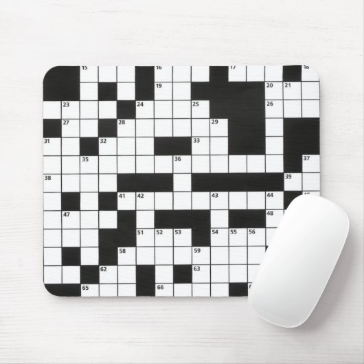 Crossword Puzzle-patroon Muismat (Met muis)