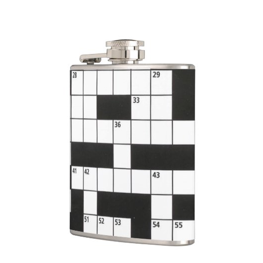 Crossword Puzzle Pattern Heupfles (Links)