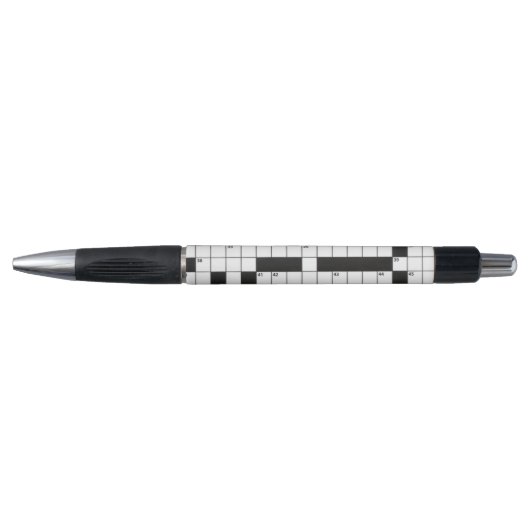 Crossword Puzzle Pattern Pen (Voorkant)