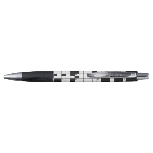 Crossword Puzzle Pattern Pen (Achterkant)