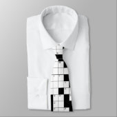 Crossword Puzzle Pattern Stropdas (Gebonden)