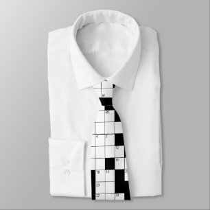 Crossword Puzzle Pattern Stropdas