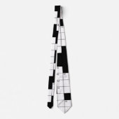 Crossword Puzzle Pattern Stropdas (Achterkant)