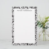 Crossword Puzzle Persoonlijke schrijfkunst Briefpapier (Staand voorkant)
