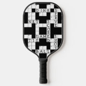 Crossword Puzzle PIckleball Words Pickleball Paddle (Voorkant)