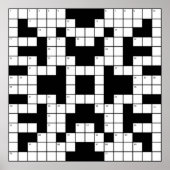 Crossword Puzzle Poster (Voorkant)