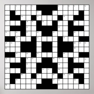 Crossword Puzzle Poster