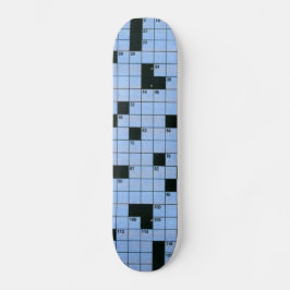 Crossword Puzzle Skateboard
