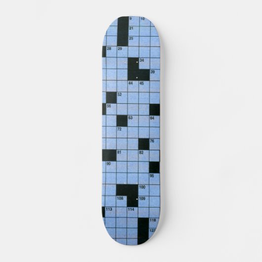 Crossword Puzzle Skateboard (Voorkant)