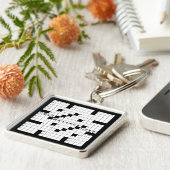 Crossword Puzzle Sleutelhanger (Zijkant)
