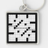 Crossword Puzzle Sleutelhanger (Voorkant)
