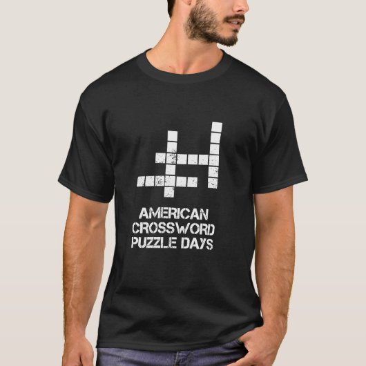 Crossword Puzzle T-shirt (Voorkant)