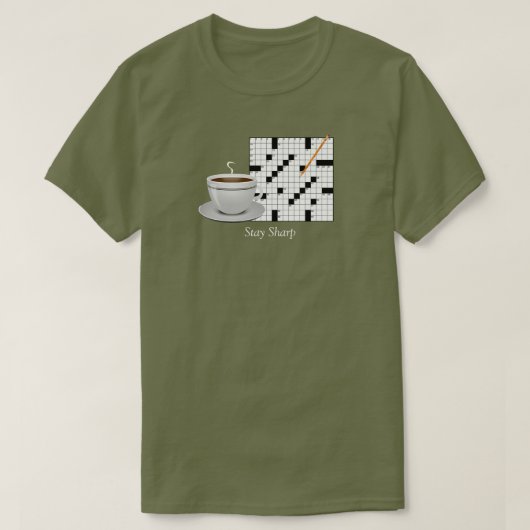 Crossword Puzzle T-Shirt (Design voorkant)