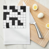 Crossword Puzzle Theedoek (Quarter Fold)