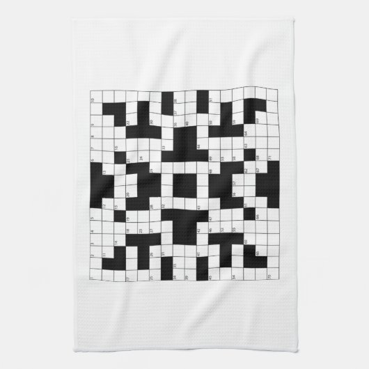 Crossword Puzzle Theedoek (Verticaal)
