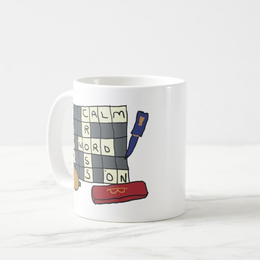 Crossword Puzzles Koffiemok (Voorkant links)