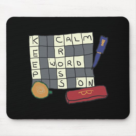 Crossword Puzzles Muismat (Voorkant)