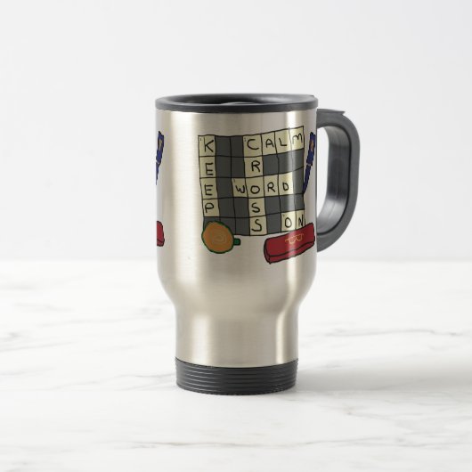 Crossword Puzzles Reisbeker (Voorkant rechts)