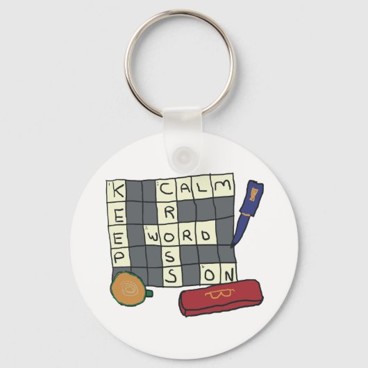 Crossword Puzzles Sleutelhanger (Voorkant)
