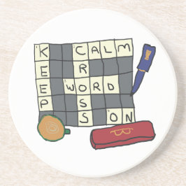 Crossword Puzzles Zandsteen Onderzetter