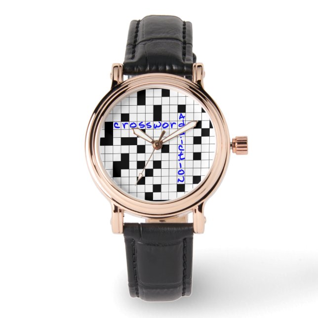 Crosswords addition horloge (Voorkant)
