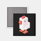 Crossy Road Kip Klik Magneet (Voorkant / Achterkant)