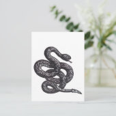 Crotalus Cascavella slang (giftige adder) Briefkaart (Staand voorkant)