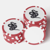 Crotalus Cascavella slang (giftige adder) Poker Chips (Opstapeling)