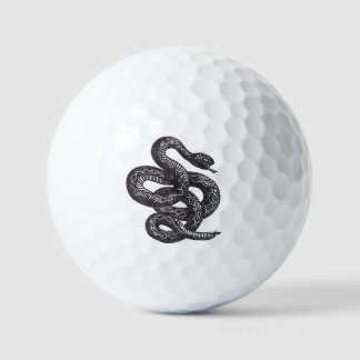 Crotalus Cascavella slang (giftige groefkopadder) Golfballen