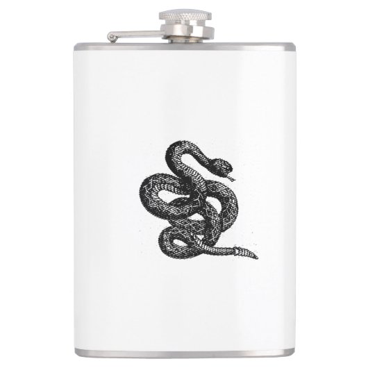 Crotalus Cascavella slang (giftige groefkopadder) Heupfles (Voorkant)