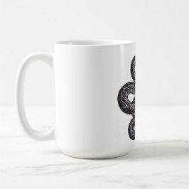 Crotalus Cascavella slang (giftige groefkopadder) Koffiemok