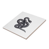 Crotalus Cascavella slang (giftige groefkopadder) Tegeltje (Zijkant)
