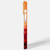 CROTALUS MONOGRAM Antiek Rood Geel Case-Mate iPhone Case (Achterkant / Links)