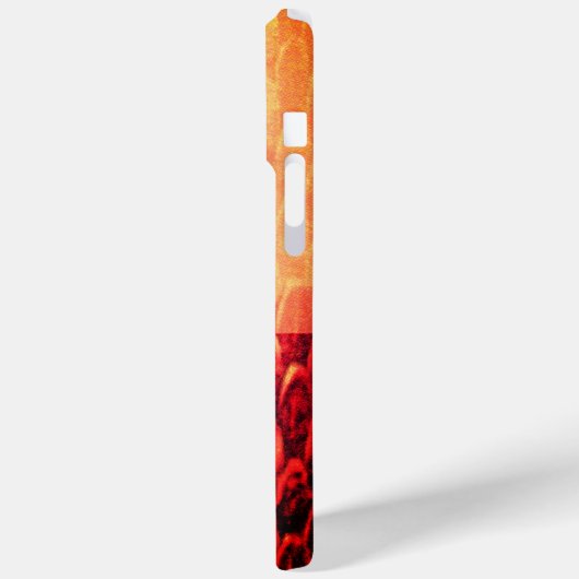 CROTALUS MONOGRAM Antiek Rood Geel Case-Mate iPhone Case (Achterkant / Links)