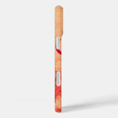 CROTALUS MONOGRAM rode roze fuchsie Case-Mate iPhone Case (Achterkant / Rechts)