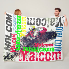 Crotch Raket Straatraces Fiets Naam #1 Fleece Deken