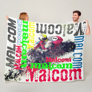 Crotch Raket Straatraces Fiets Naam #1 Fleece Deken