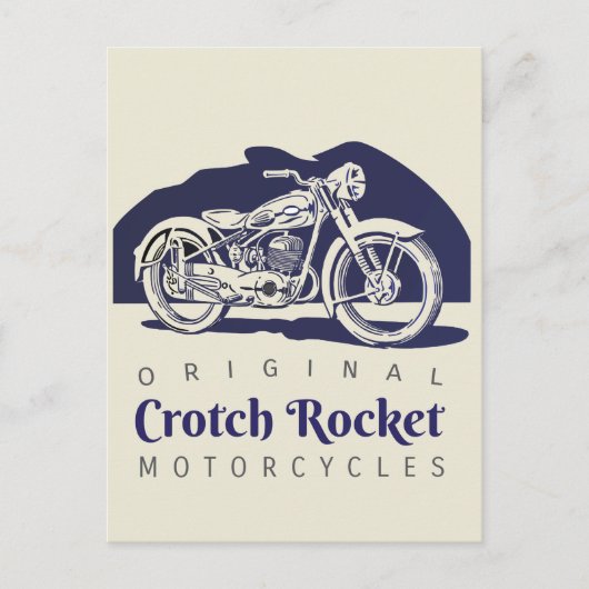Crotch Rocket-motorfietsen advertentie - 6 stijlen Briefkaart (Voorkant)