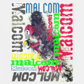 Crotch Rocket Street Racing Bike Name #1 Fleece Deken (Voorkant)