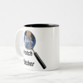 Crotch Watcher Tweekleurige Koffiemok (Voorkant links)