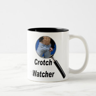 Crotch Watcher Tweekleurige Koffiemok