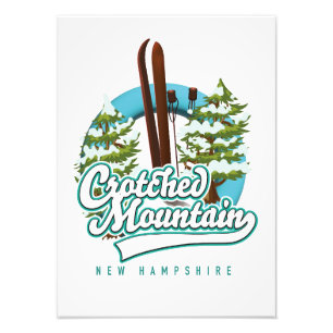 Crotched mountainbike logo foto afdruk