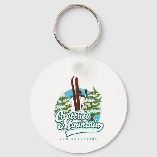 Crotched mountainbike logo sleutelhanger (Achterkant)