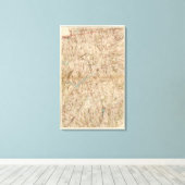Croton Lake Vicinity Canvas Afdruk (Insitu (Houten vloer))